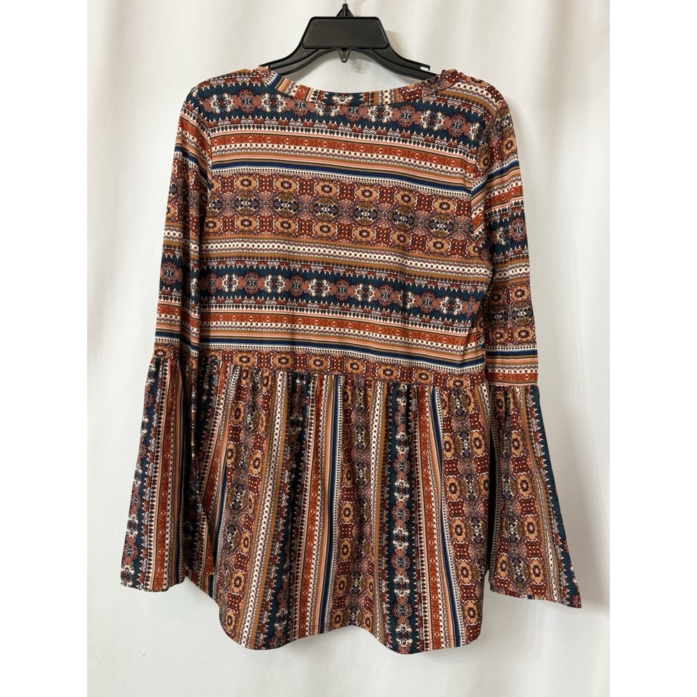 Sew In Love Top Womens Large Bell Sleeve‎ Boho Festival Hippie S4 - Picture 3 of 6